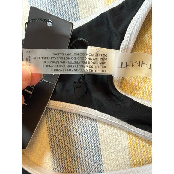 NWT Tempt Me Vintage-Inspired Two-Piece Swimsuit (Size M) - Picture 6 of 8